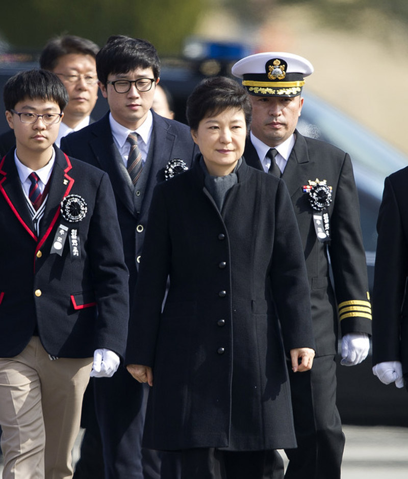 韩国总统朴槿惠发表讲话促朝弃核