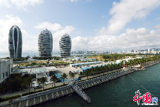 海南三亚凤凰岛风光。中国网图片库 敬海全/摄