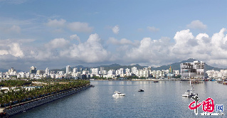 海南三亚凤凰岛风光。中国网图片库 敬海全/摄