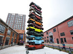 武漢報廢轎車疊羅漢