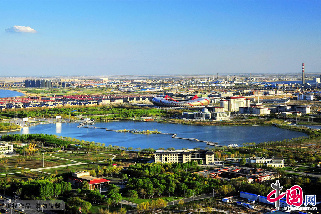 黑龙江省大庆俯拍城市风光。中国网图片库 乔晓春/摄