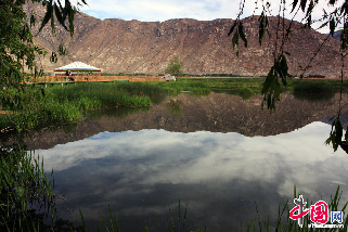 拉鲁湿地。中国网记者 杨佳 摄