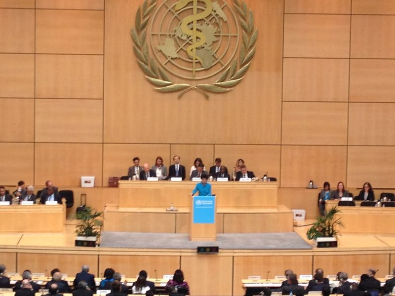 66届世界卫生大会20日在日内瓦万国宫开幕,与会代表将就世卫组织改革
