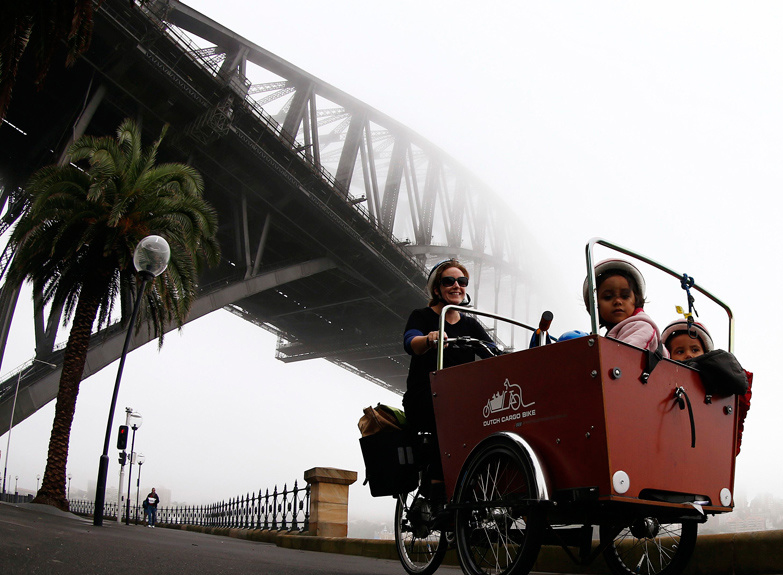 澳大利亚悉尼大雾天气造就唯美奇景