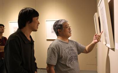 凝视-孙维栋水墨日记展在北京798艺原社举行