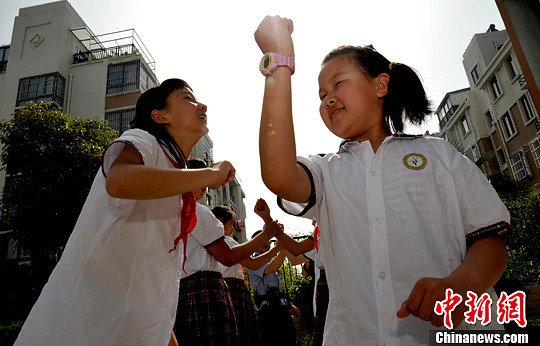 防色狼防性侵犯 安徽小学生开设防身技能课