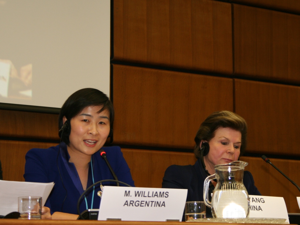 联合国纪念女航天员飞天50周年 刘洋出席