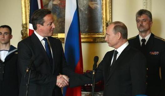 英国：卡梅伦会晤普京 叙利亚问题依旧“谈不拢”