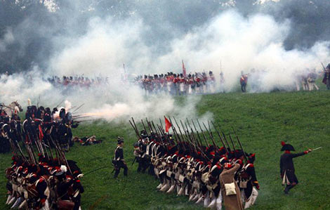 组图:再现"滑铁卢",200年前场景感同身受