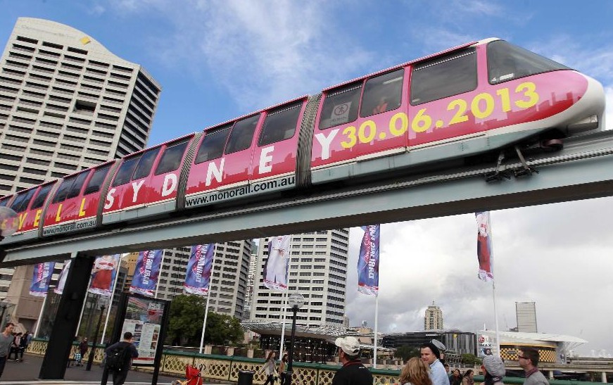 悉尼单轨列车迎来最后一天运营