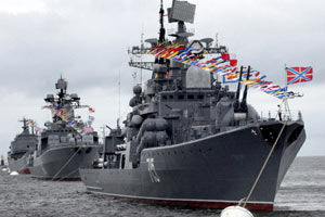 高清组图：俄罗斯和乌克兰共庆海军节