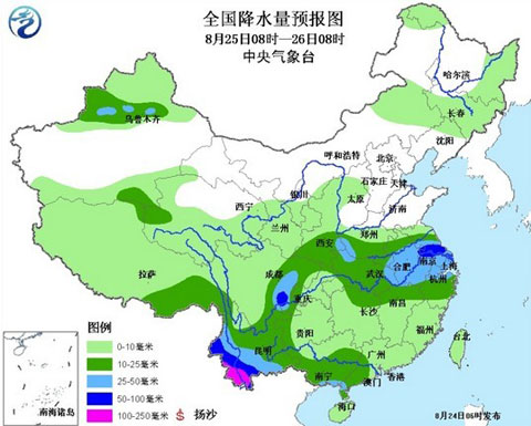 东北部分地区仍有降雨过程