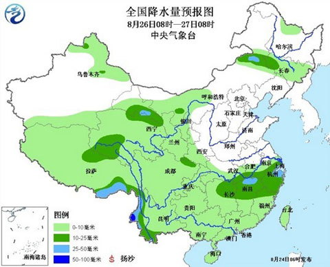 东北部分地区仍有降雨过程