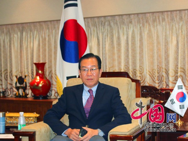韩国驻华大使权宁世:深化中韩两国友好