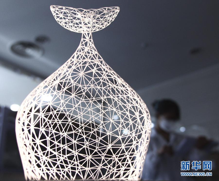 山东潍坊:3d打印"聚沙成塔"[组图]