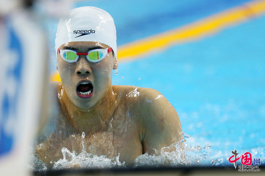 浙江汪順奪得男子400米混合泳金牌破全國紀錄[組圖]