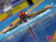 全运会游泳项目图片精选 惊涛骇浪。中国网记者 董宁摄影