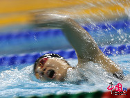 全运会游泳项目图片精选 惊涛骇浪。中国网记者 董宁摄影