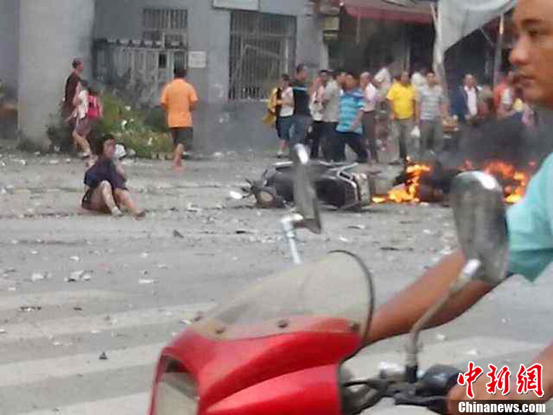 广西桂林一小学门口发生爆炸