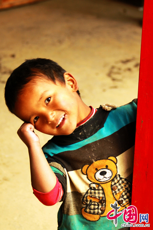 图为南木林县可爱的藏族孩子。 中国网记者 宗超摄影