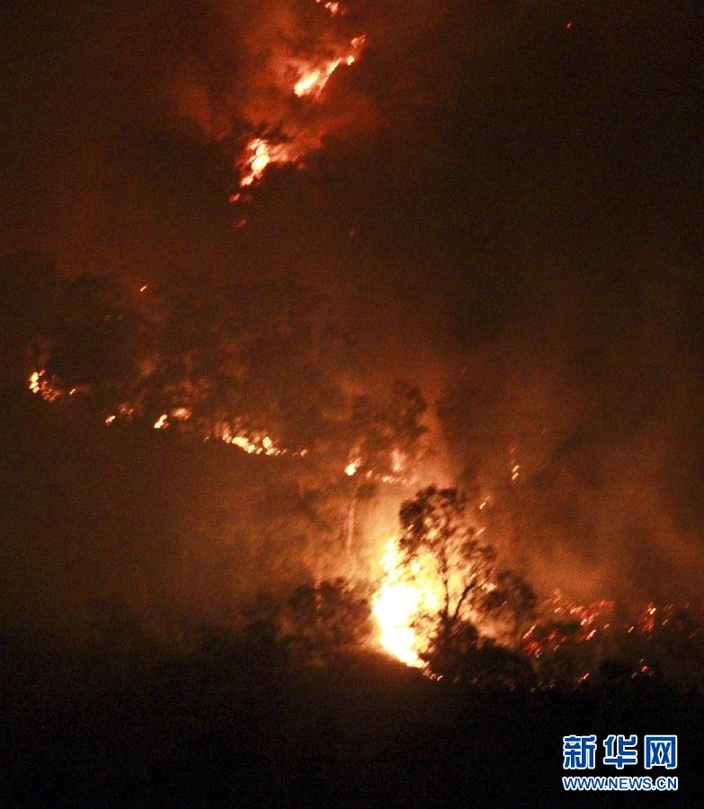 澳大利亞雪梨附近發生嚴重山火 至少7名消防隊員受傷