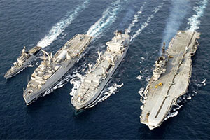 印海军公开大量主力舰猛图 三航母均亮相
