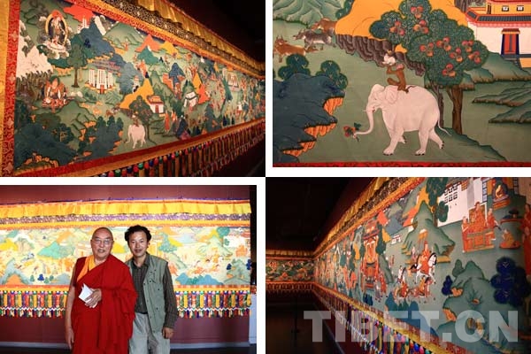 唐卡在第二届“和美西藏”展上博眼球、赢盛誉 [组图]