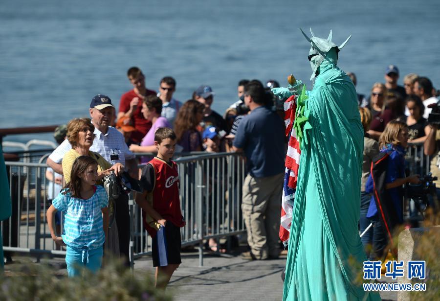 美國自由女神像被迫關閉 眾多知名旅遊景點停擺[組圖]