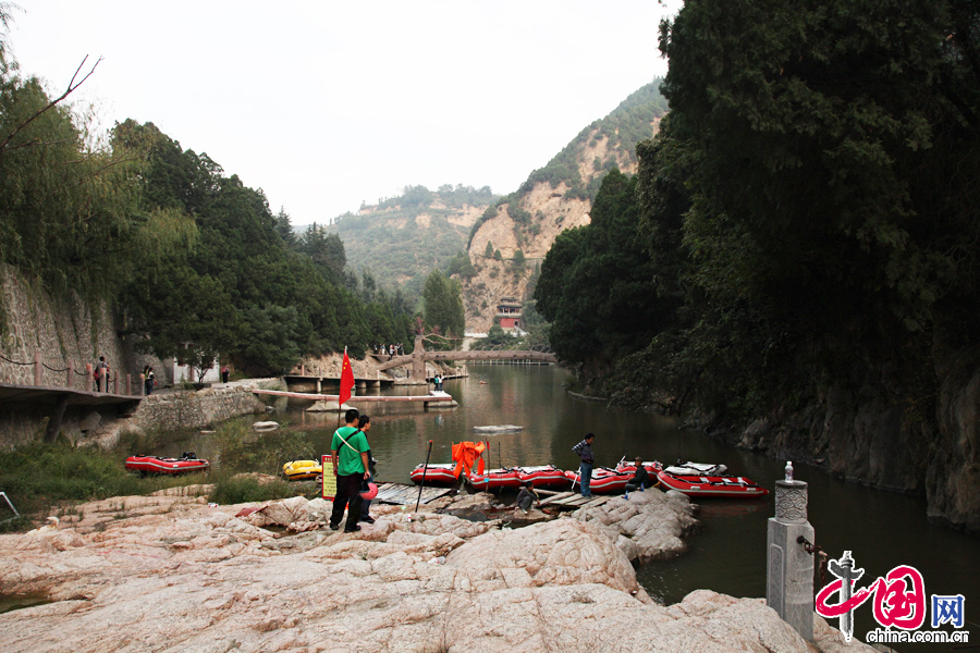 姜子牙钓鱼台景区。 中国网记者 李佳摄影