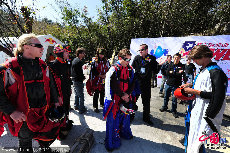 2013年10月10日，湖南省张家界市，选手们整装待发。 摄影 郭立亮/CFP