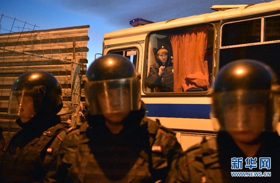 莫斯科發生騷亂事件 約380人被捕