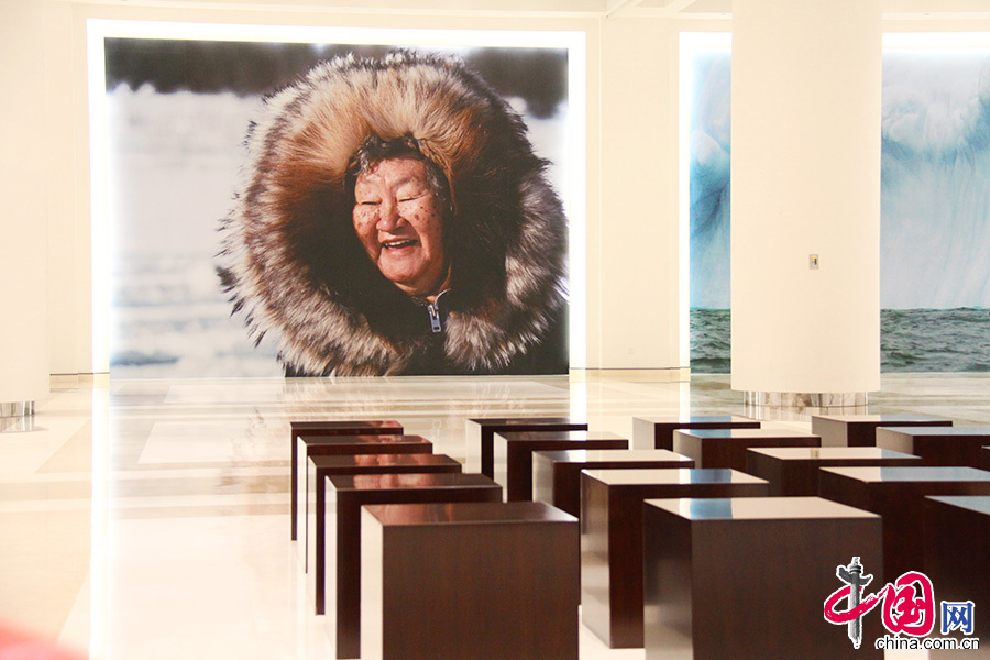 《生命北極——王建男環北極攝影觀察（17回合）作品展》10月11日-24日在北京卓展購物中心舉行。中國網記者 倫曉璇/攝