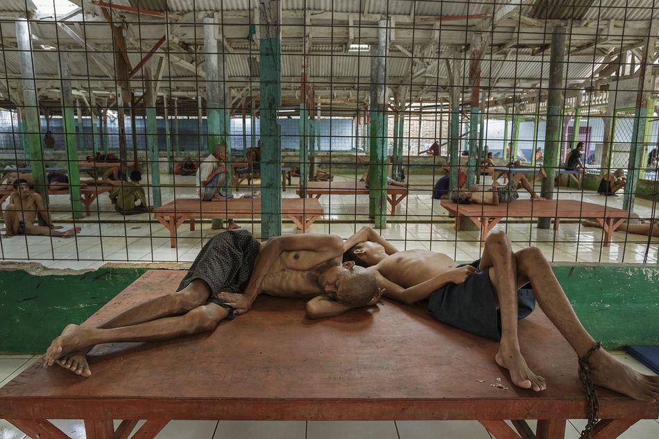 印度尼西亚：被监禁的精神疾病患者[组图]