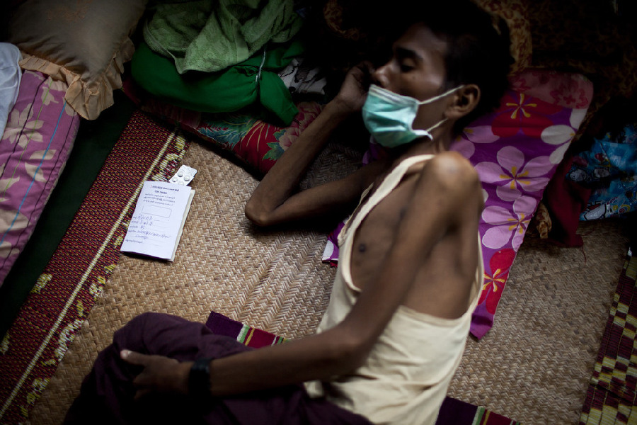 缅甸：“艾滋村”悲情实录 走进艾滋病防治中心[组图]