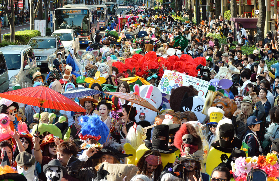 日本：川崎举行万圣节大游行[组图]