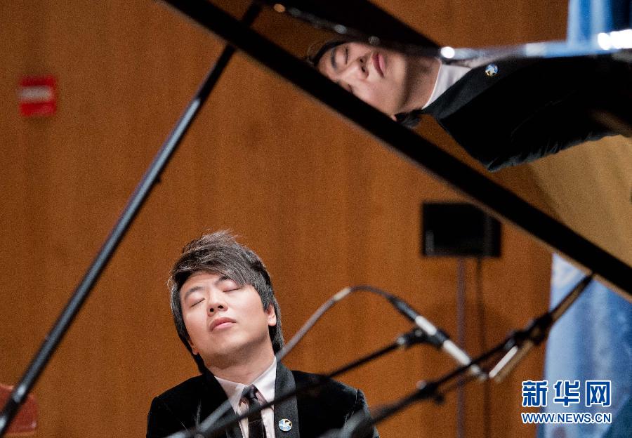 中国钢琴家郎朗获任联合国和平使者