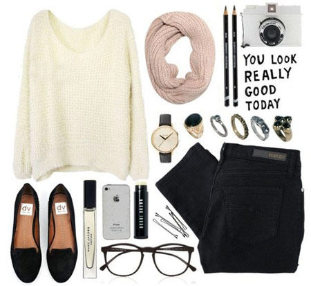 <em>毛衣</em>巧妙<em>搭配围巾</em> 披上阳光过秋冬(组图)_资讯