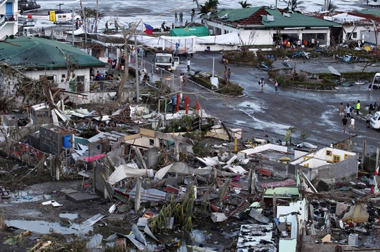 超强台风海燕重创菲律宾