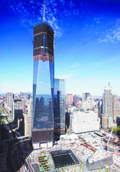 美国纽约新世贸一号楼获全美最高头衔