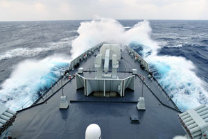 高清：军方公开海军三大舰队西太平洋演习照片
