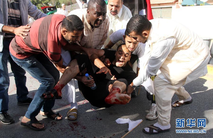 利比亚总统被杀图片图片