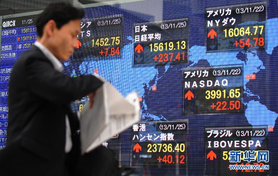 東京股市日經股指上漲1.54%