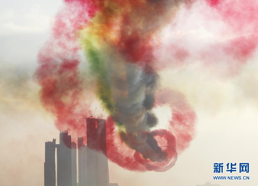 阿联酋庆祝国家成立42周年 展军力庆国庆[组图