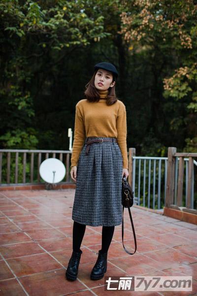 <em>森女</em>系冬季服装<em>搭配</em> 萌妹小清新唯美复古风_资