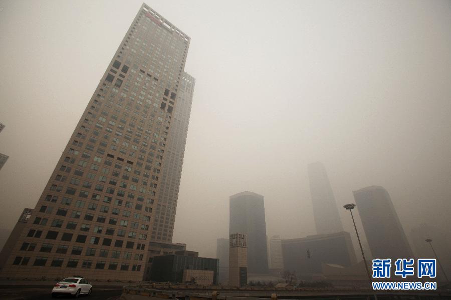 北京遭遇重度污染