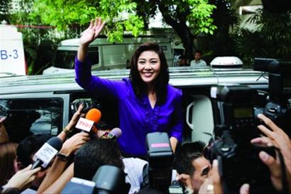 泰国总理英拉称不会在大选前辞职