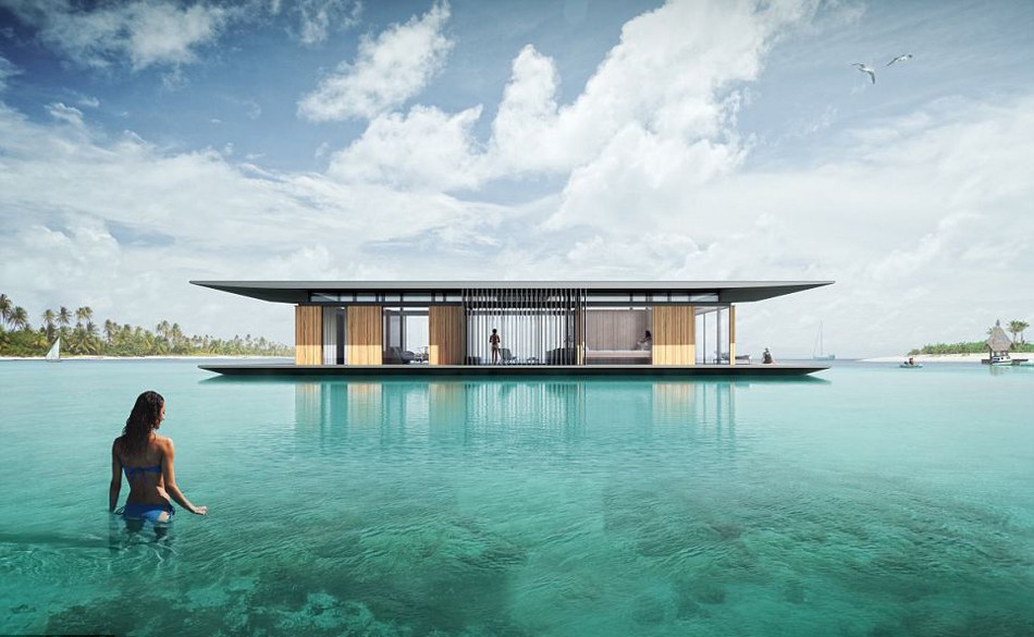 新加坡建築師打造水上全景漂浮屋[組圖]