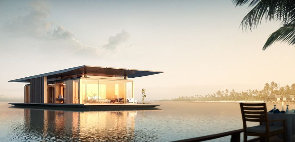 新加坡建筑师打造水上全景漂浮屋[组图]