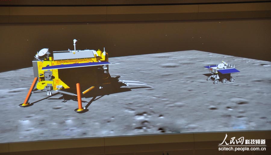 高清組圖：嫦娥三號著陸器和月球車互拍【3】