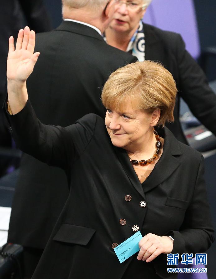 默克爾再次連任德國總理